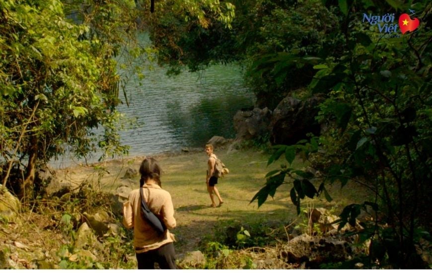 Một góc hồ Ba Bể trong phim